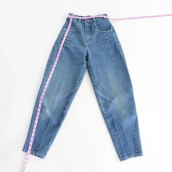 Vintage Calvin Klein Blue Denim Tapered Jeans Denim - Picture 2 of 16